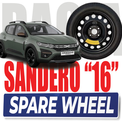 Spare Wheel 16'' Dacia Sandero Stepway Non Generic R16 DOT 2025 Deprecated