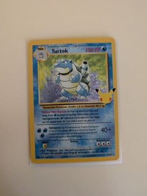 Pokemon | Turtok | 2/102 | Celebrations | 25th Anniversary | NM | Deutsch