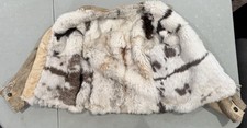 Original German WWII Eastern Front Rabbit Fur Jacket - Maker Marked