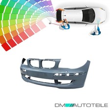 Lackiert Stoßstange vorne SRA für BMW 1er (E81, E87) Facelift LCI ab 2007-2012