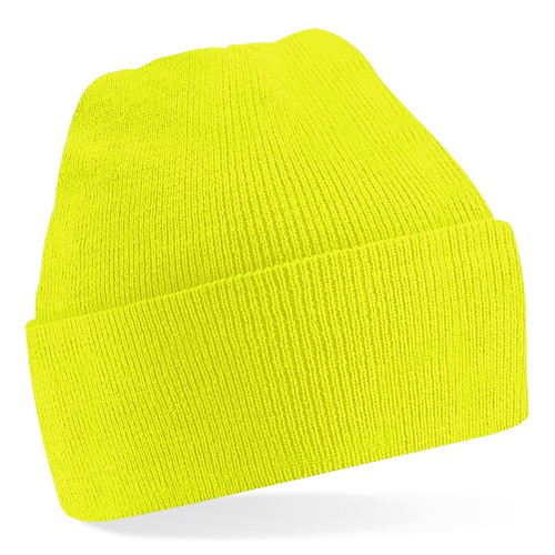 Beechfield Plain Childrens Childs Kids Boys Girls Knitted Beanie Ski Hat - Picture 4 of 7