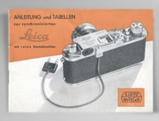 Leica Anleitung und Tabellen - Instruction Manual in German