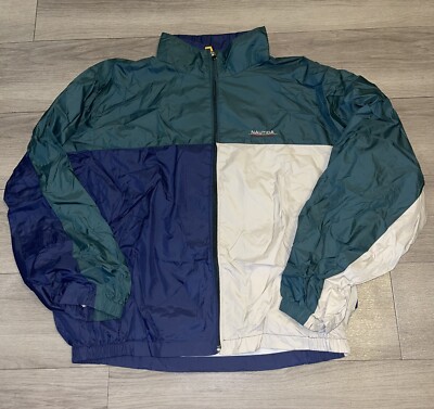 light green windbreaker
