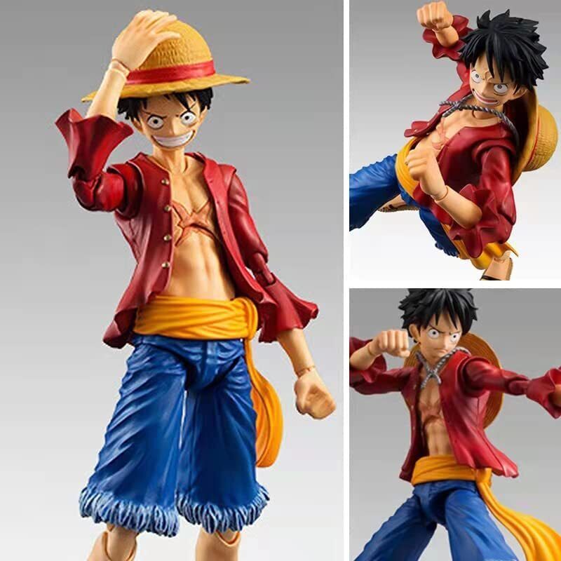 Action Figure Joints Monkey D. Luffy One Piece Anime WITH BOX 6.8