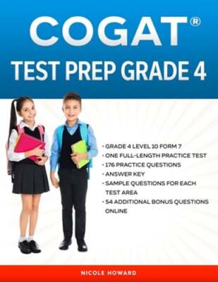 Cogat(r) Test Prep Grade 4: Grade 4, Level 10, Form 7, One Full Length Practice