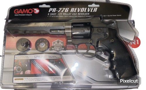 Gamo PR-776 Revolver CO2 Pellet .177 Airgun Pistol 611139654 New Fire Sale