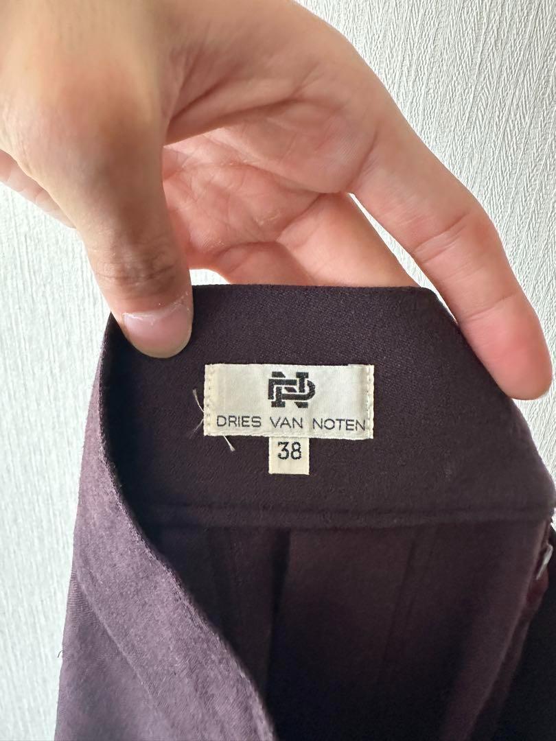 Dries Van Noten Women M 90S Vintage Wool Skirt Elegant Dries Van Noten Women M 90S Vintage Wool Skirt Elegant