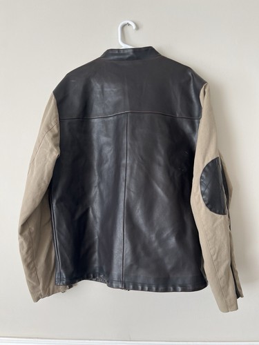 Machine Clothing Company Men's Faux Leather Jacket Size XL Type Field Apparel - Picture 2 of 3