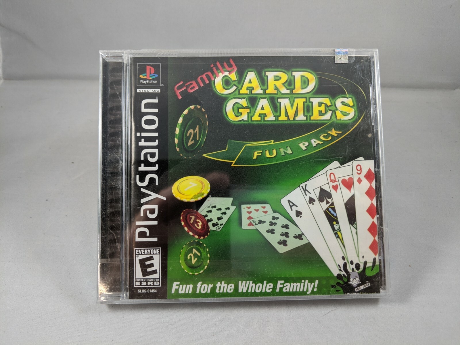 Family Card Games Fun Pack (Sony PlayStation 1 PS1, 2003) Brand New