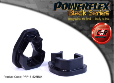 Powerflex Black Low Motor Mnt Einsatz US Modelle für Fiat 500 07 On PFF16-523BLK