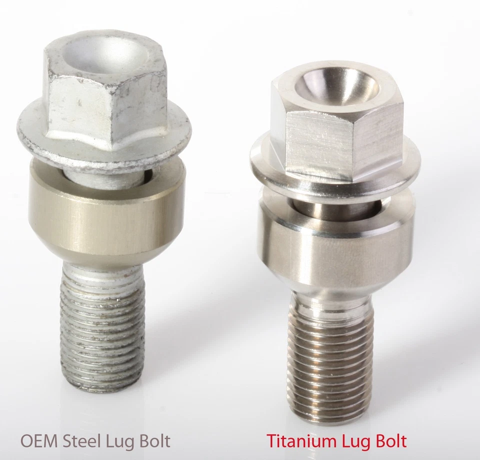 Porsche Cayman Titanium Lug Bolt Aerospace Grade 5 6AL4V Titanium 20 pieces - Image 4 of 4