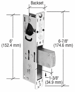 Adams Rite MS18532 Long Throw Deadlock With 31/32" Backset - Picture 2 of 2