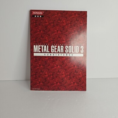 Metal Gear Solid 3 Subsistence First Print Limited Edition (Sony
