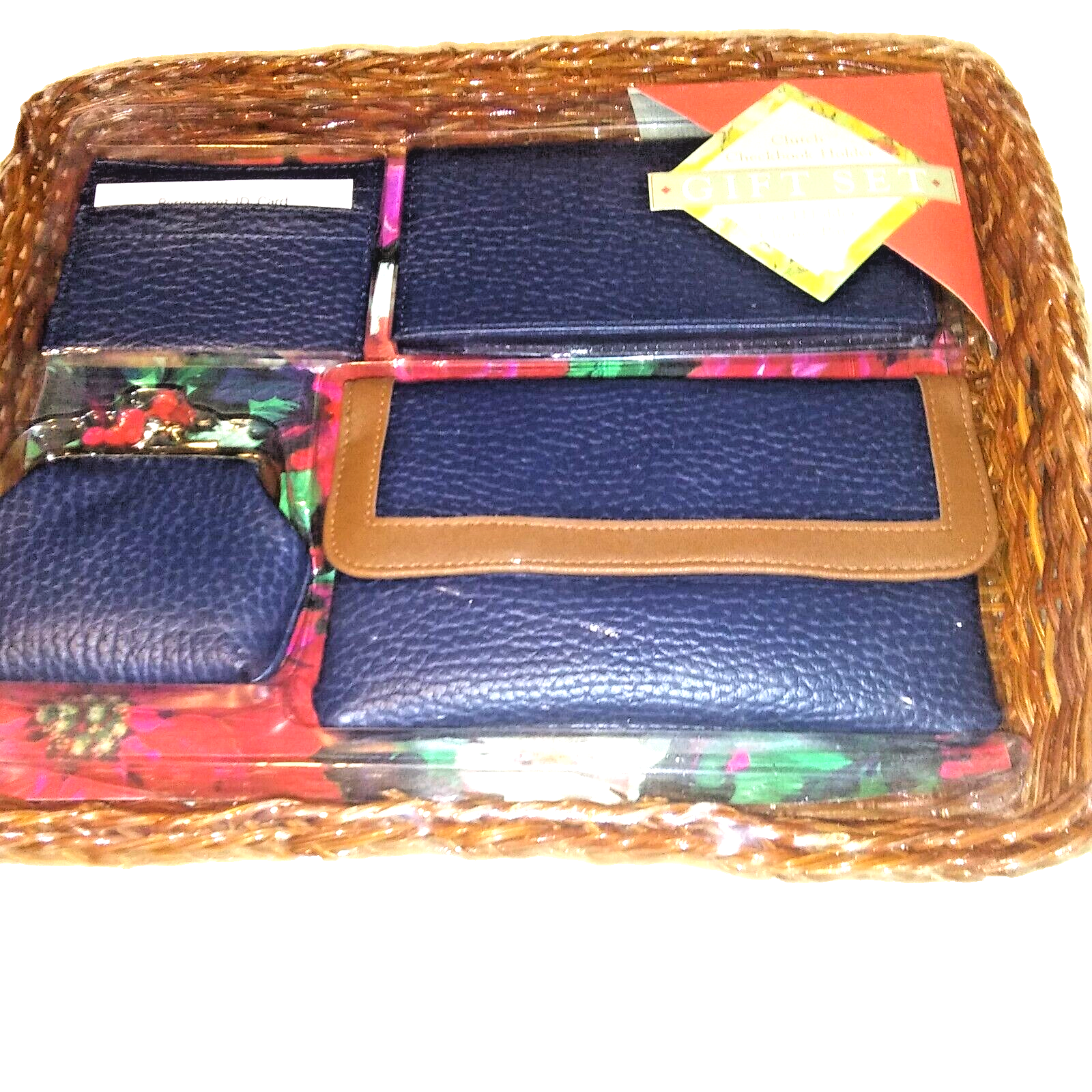 4-Piece Clutch Set with Checkbook, Card Holder & Change Purse-image