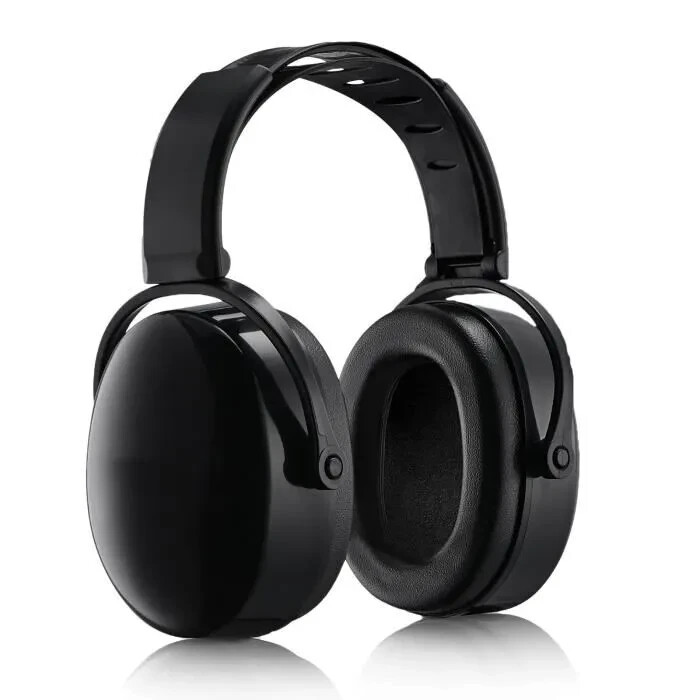 Casque anti-bruit SNR 31dB universel pour adulte et enfant de couleur noir mat