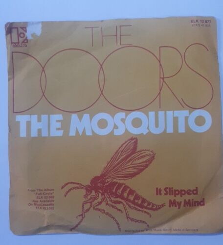 The Doors 7"" Single - The Mosquito 1973 Prensa Alemana COMO Nuevo - Imagen 1 de 4