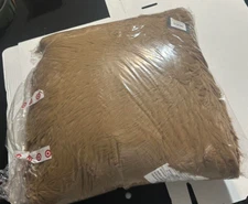 New Threshold - Faux Fur Decorative Throw Pillow, Brown , 18" X 18"