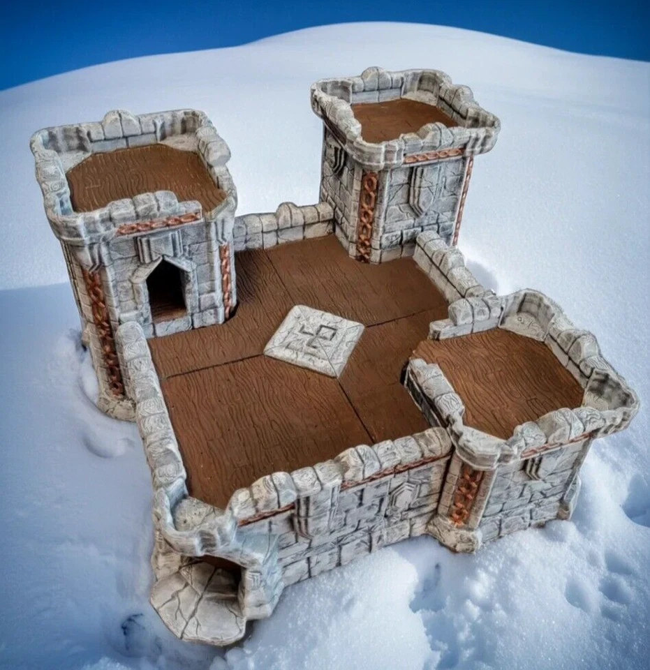 Gargantuan Castle FULLY PAINTED Dungeons & Dragons/Path Fantasy Scenery - Image 4 of 4