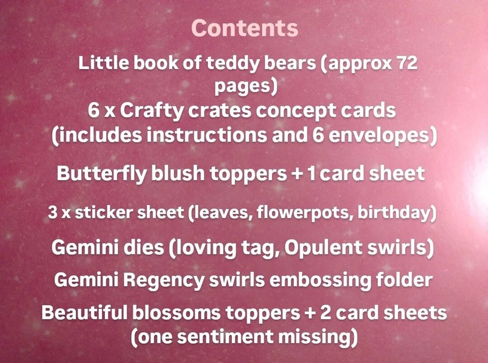 Hunkydory Craftroom Clearout Bundle Ladies Card Making Job Lot 🧸🌸 eBay