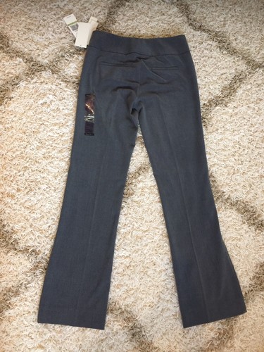 NEW NWT Kenneth Cole | Charcoal Heather Gray Amanda Pant | Size 4 Gray - Picture 8 of 8