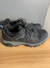 Skechers Outdoor Terrabite Hiking Trail Shoes Men's Sz 13 Black Gray SN51844W