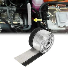 Car Fuel Lines Heat Shroud 3/8" ID 10ft Aluminized Sleeving Insulated Shield