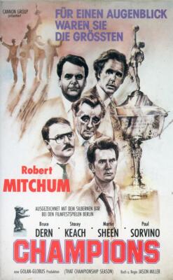 VHS ''CHAMPIONS'' Robert Mitchum, Martin Sheen, Bruce Dern, Stacy Keach VMP