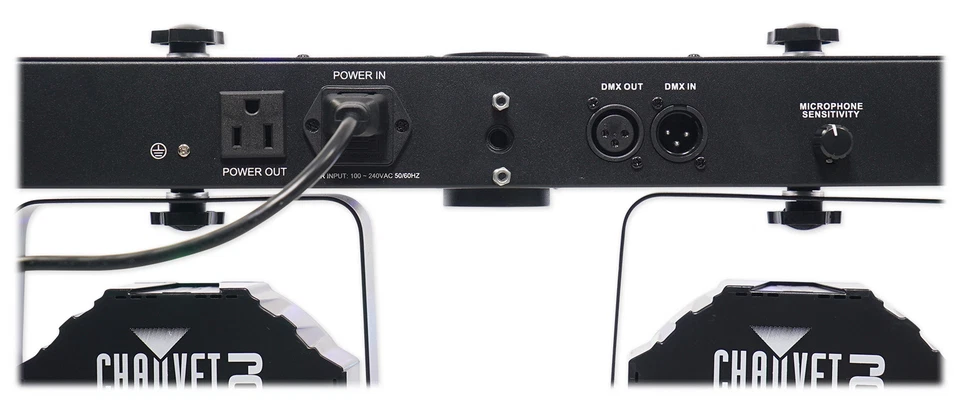 Chauvet DJ GigBAR Flex Lighting System w/ 2) Derby+2) Par Can Lights+Footswitch - Image 3 of 4