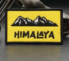FABULOUS "HIMALAYA" CLIMBING EMBROIDERED IRON-ON PATCH....