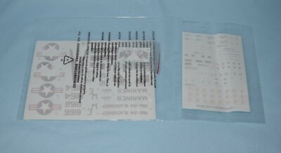 TRUMPETER A-4M SKY HAWK 02268  PARTS  DECAL SET & PLACEMENT GUIDE 1/32