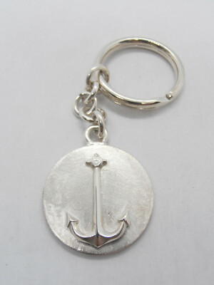 Anchor: 925 Silver Keychain - Navy - Sailor - Maritime - Ship