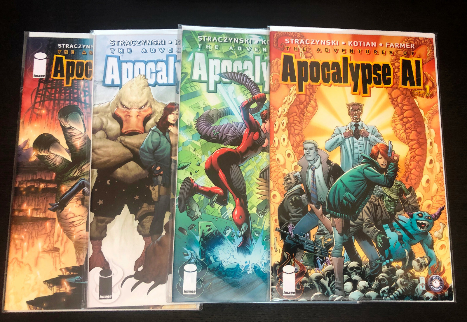 APOCALYPSE AL #1-4 (Image Comics 2014) -- #1 2 3 4 -- Straczynski -- FULL Set