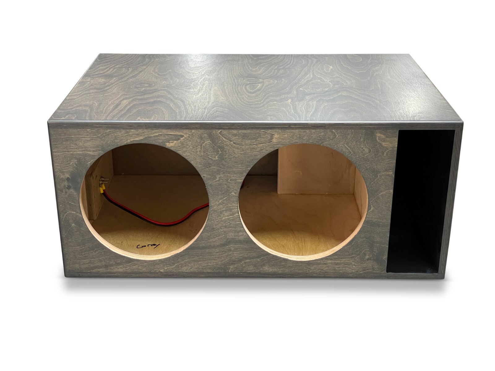 Dual 12" Subwoofer Enclosure Birch Ply 4.00 Cubes 32Hz eBay