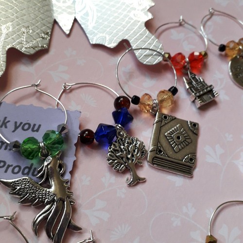 Harry Potter Inspired Wine Glass Charms - Picture 8 of 10