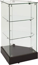 Infinity Corner Display Case Showcase 36" High x 18 ¾" x 25  ½" Merchandise RTA
