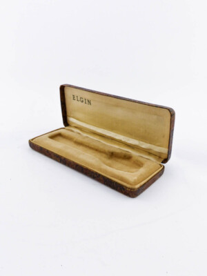 Antike  Elgin watch box Uhren Schachtel