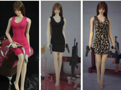 1/6 Scale Female Vest Dress Clothes Fit 12'' Phicen TBLeague Action Figure hot