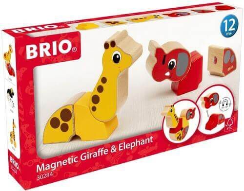 Magnet-Tiere Elefant Und Giraffe - Brio-image
