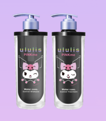 ululis x Kuromi collaboration Shampoo Treatment Oil Set Limited