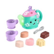 Fisher-Price Laugh  Learn Time for Tea Set, Interactive Toddler Learning Toy