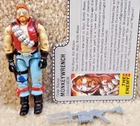 Complete Really Nice Vintage 1986 GI Joe Dreadnok Monkeywrench v1 With Filecard