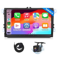 Android 14 Car Stereo for Volkswagen Golf MK5/MK6 Jetta Passat SEAT Skoda, 9'...