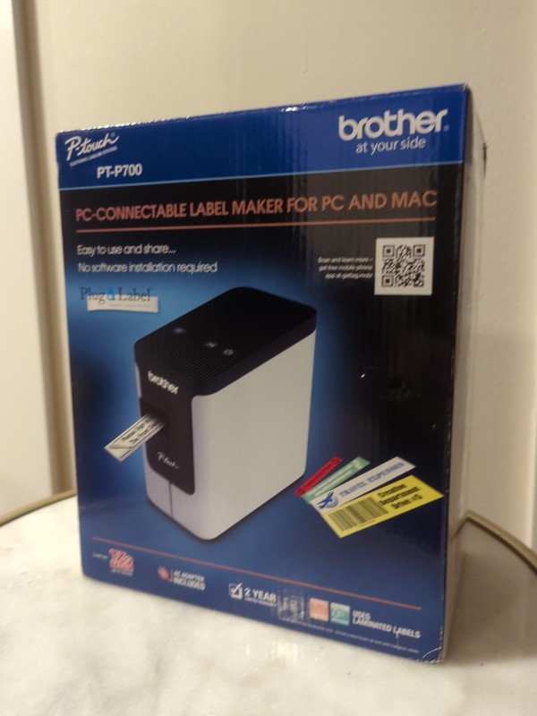 Brother PT-P700 Home Office P-Touch PC Connected Label Printer
