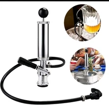New 4 inch Beer Keg Pump Keg D System Keg Party Pump with Beer Line Faucet