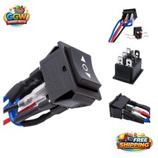 12V 20A Momentary Polarity Reverse Rocker Switch for Motor Control - Rated