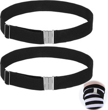 2 Pcs Adjustable Women  s Thigh Garter Belts Elastic Leg Harness with Buckle