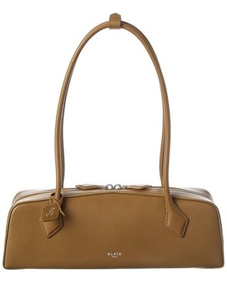 Alaïa Le Teckel Medium Leather Shoulder Bag Women's Brown
