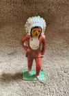 1930's Original Grey Iron Cast Metal Canadian Mountie & American Indian Figures — photo 5