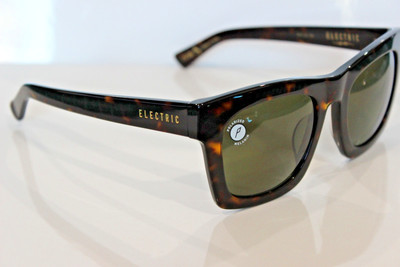NIB W/CASE  ELECTRIC SUNGLASSES  CRASHER 53 TORTOISE/GREY POLAR made in Italy