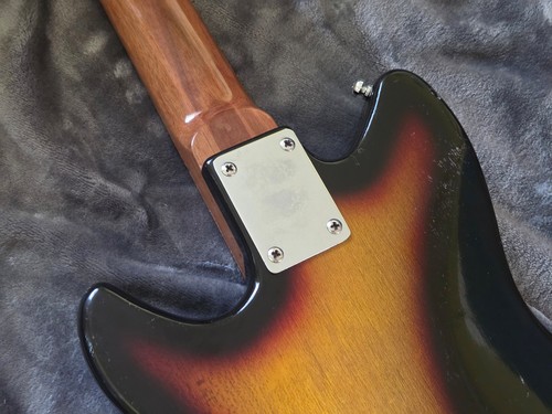 1967-1972 Apollo Model 2264 Vintage Japan Electric Guitar - Sunburst + Gig Bag - Picture 23 of 24